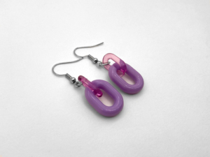 the amy dangles (purple) earrings