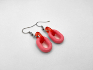 the amy dangles (red) earrings